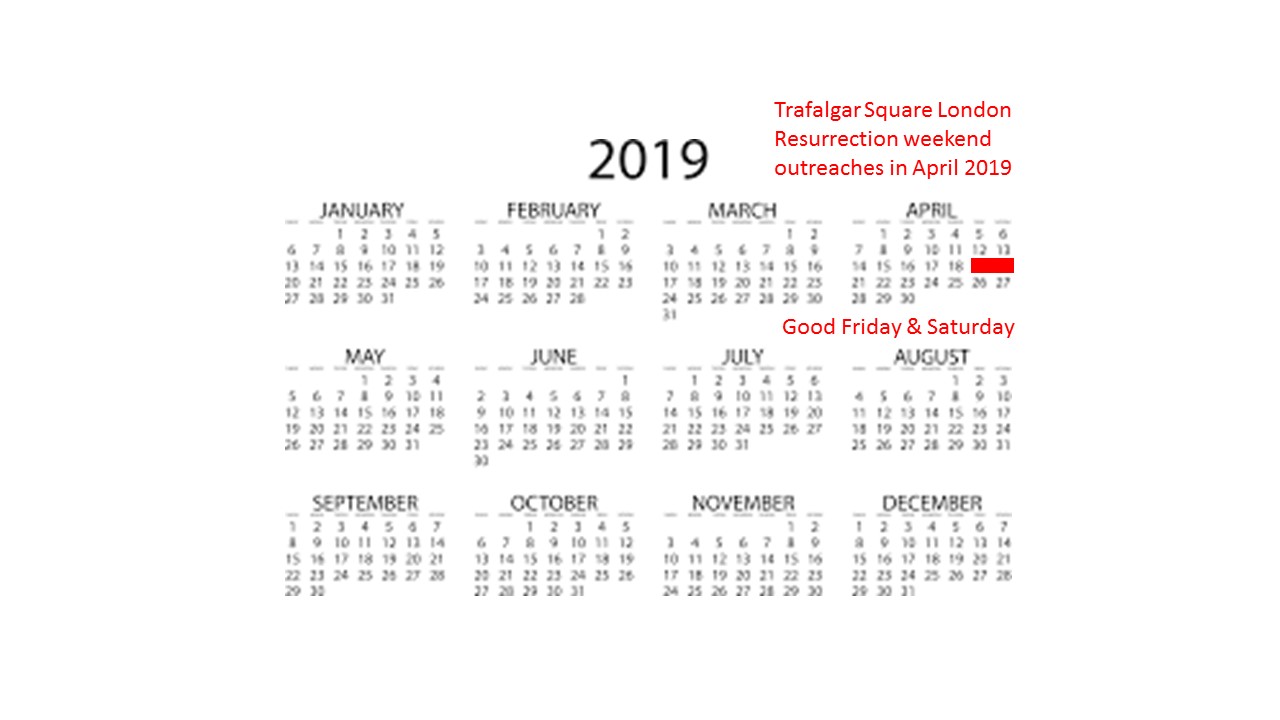 Calendar 2019