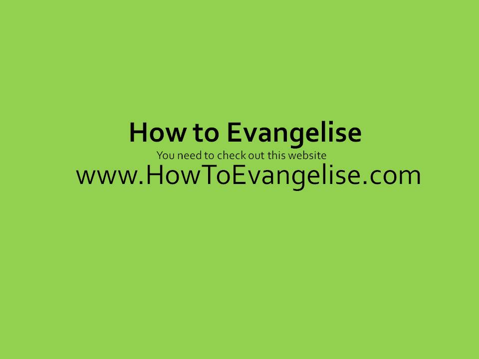 postcard How To Evangelise